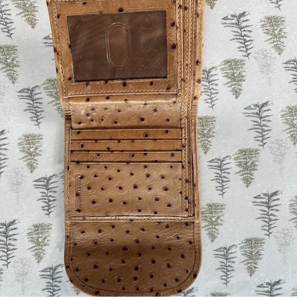 Dooney & Burke Ostrich Hobo Shoulder Bag and Wallet - Picture 6 of 8